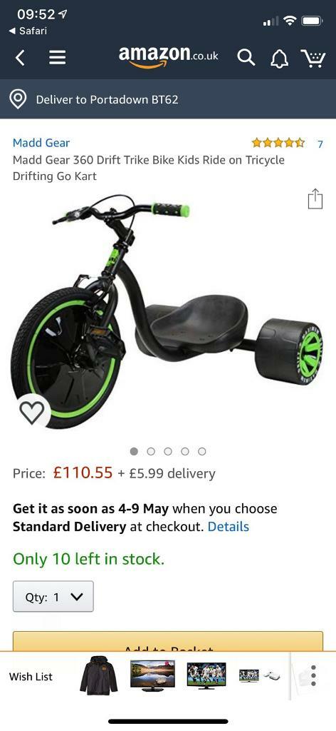 madd gear 360 drift trike